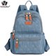 thumbnail image 2 of Mochila con bordado Floral para mujer, bolsa Oxford impermeable, de gran capacidad, de viaje, escolar Fivean unisex, 2 of 2