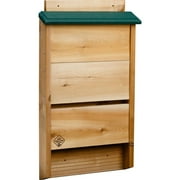Bat House Cedar , PartNo WBAT, by 1000 West Inc., Color Natural/Green,