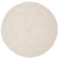 thumbnail image 2 of SAFAVIEH Braided Ronan Solid Reversible Area Rug, Beige, 4' x 4' Round, 2 of 7