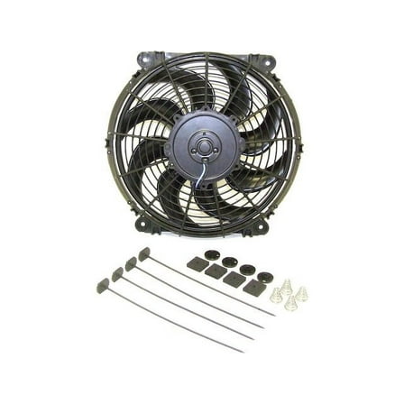 Engine Cooling Fan - Compatible with 1997 - 2010 Mercury Mountaineer 1998 1999 2000 2001 2002 2003 2004 2005 2006 2007 2008 2009