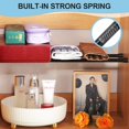 thumbnail image 4 of FZCHUN-Spring Tension Rod, Small Tension Rod, 5/8" Diameter No Drilling Expandable Short Tension Rods Spring Rods, Tension Rods for Closet, Cupboard, Hanging Clothes, Black, 3 Pack (12-20 inch), 4 of 4