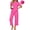 D-Pink, variant on UVN Pajamas for Women Short Sleeve Tops and Capri Pants Casual Womens Pajamas Sets with Pocket