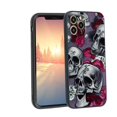 thumbnail image 1 of Compatible with iPhone 12 Pro Phone Case, Skull-3 Case Silicone Protective for Teen Girl Boy Case for iPhone 12 Pro, 1 of 1