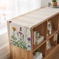 thumbnail image 6 of Spring Flowers 108 Inch Table Runner, Wild Floral Herb Botanical Farmhouse Dresser Scarf Cotton & Linen Tablerunner for Dining/Kitchen Island/Holiday Party Décor 13" x 108", 6 of 9