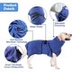 thumbnail image 2 of Bata de baño de microfibra para perros, lavable, pijama de secado rápido, toalla absorbente, abrigo para mascotas (S, azul), 2 of 5
