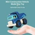 thumbnail image 4 of Engineering Truck Toys Simulation Excavator Dump Truck Mixer Trucks Inertial Drive Forward Vehicle Toy No Battery Required Mini Construction Vehicle Model Boy Toy Children Gift, 4 of 6