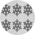 thumbnail image 1 of Ahgly Company Machine Washable Indoor Round Transitional Gray Area Rugs, 8' Round, 1 of 7