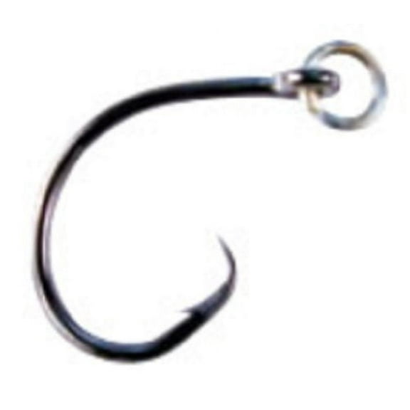 Mustad UltraPoint R39942BLN Demon Perfect Offset Circle Fishing Hook (Pack of 7), Black Nickel, Size 1/0