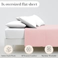 thumbnail image 2 of Southshore Fine Living, Inc. King Flat Sheets Only, Oversized Flat Sheet, 132" x 110", Pink, 2 of 6