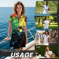 thumbnail image 4 of Psesaysky Colorful Tie Dye Tennis Dress for Women Trendy Golf Dresses with Pockets and Shorts Sleeveless Workout Exercise Outfit Quick Dry 2 Pieces Outfits,XS-2XL, 4 of 7