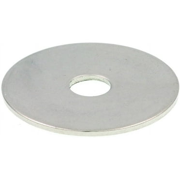 Box of (100) Everbilt 1/4 in x 1-1/2 in Zinc Plated Steel Fender Washer 590569