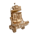 thumbnail image 4 of Wood Trick Space Junk Robot 3D Wooden Puzzles for Adults and Kids to Build - Rides up to 13 ft - 9.5x6.7 in - Model Kits for Adults - Engineering DIY Wooden Models for Adults to Build, 4 of 6