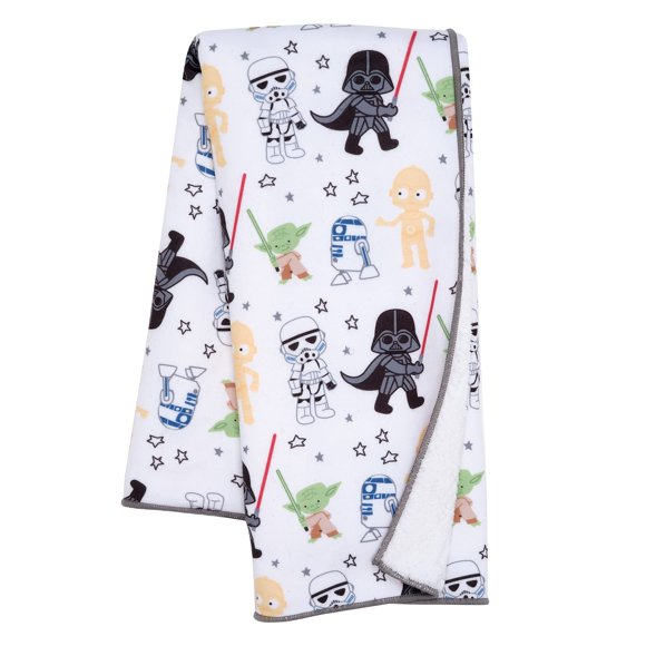 Manta de forro polar clásico de Star Wars de Lambs & Ivy, 75 x 100 cm