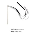 thumbnail image 2 of Shisuyan Ribbon Stick Wands Streamers Black Lace Wood 8Pcs 23.6X11.8in, 2 of 8