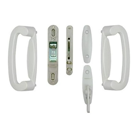 Drevy Andersen Frenchwood Gliding Door - Trim Hardware - Tribeca, Interior and Exterior - 2 Panel - White - 2565694
