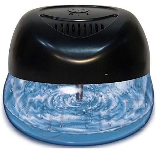 Bluonics Laveur d'Air Fresh Air Water, Revitalisateur d'Air et Assainisseur d'Air avec une Bouteille de Parfum Lavande avec Veilleuse 7 DEL Changeant de Couleurs et Bruit Blanc