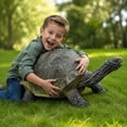 thumbnail image 5 of 13 Inch Giant Tortoise Toy, Soft Rubber Simulated Sea Animal Educational Figure, 5 of 9