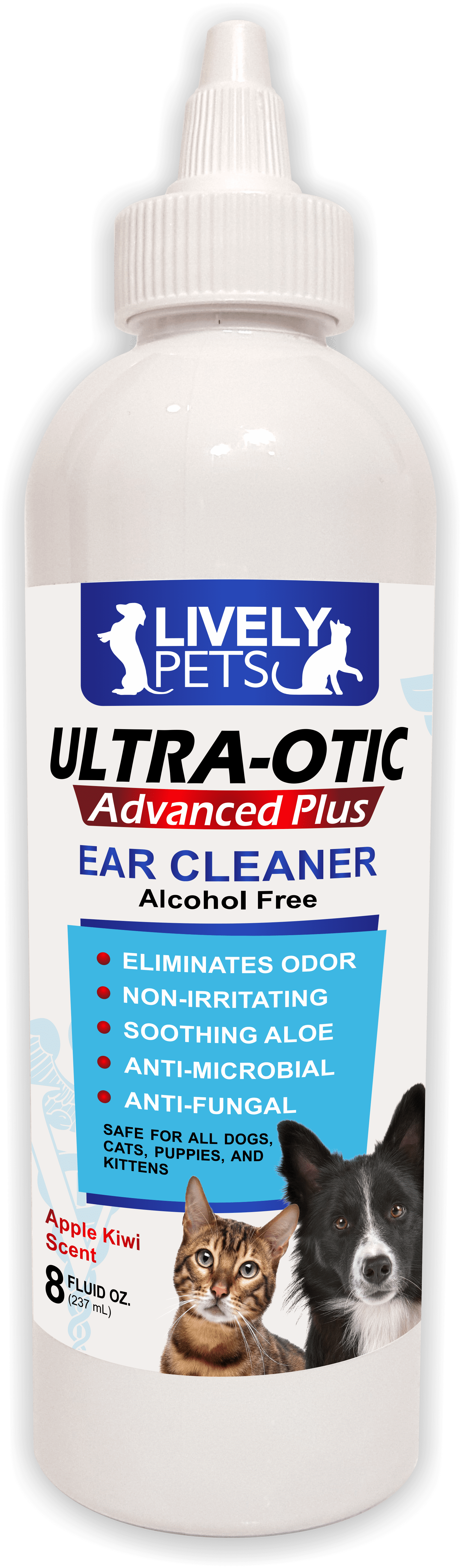 Lively Pets UltraOtic Advanced Plus Ear Cleaner Ear Infection