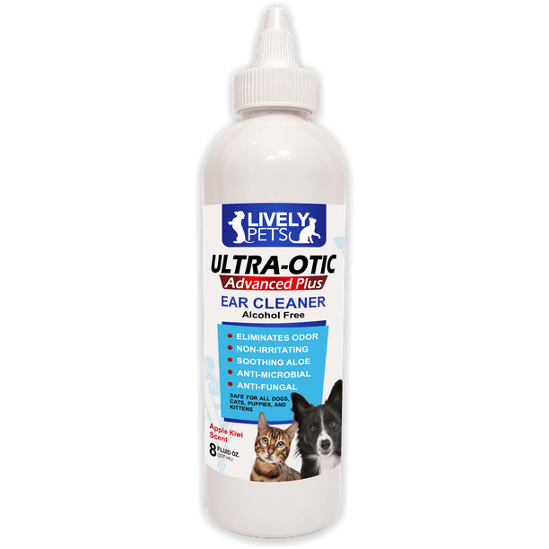 Lively Pets UltraOtic Advanced Plus Ear Cleaner Ear Infection