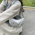 thumbnail image 3 of Bolso Hobo Elegante Con Asa para Mujer PU Axila Fiesta Y, 3 of 8