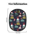 thumbnail image 3 of Pofeuu Gnome With Mushroom Print Silicone Pot Mat Mitten With Hanging Loop Heat Resistant Oven Mitts Non-Slip Bbq Baking Smoking Potholders, 3 of 7