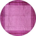 thumbnail image 1 of Ahgly Company Indoor Round Persian Pink Traditional Area Rugs, 5' Round, 1 of 4