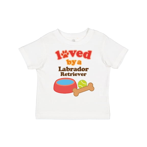 Inktastic Labrador Retriever Loved by a Boys or Girls Toddler T-Shirt
