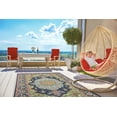 thumbnail image 2 of Kaleen Sunice Collection 5' x 7.5' Lime Green Floral Outdoor Rug, 2 of 3