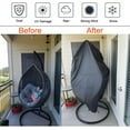 thumbnail image 3 of Egg Chair Cover with Zipper, 75 x 45 inches Patio Hanging Swing Chair Cover, Waterproof/Windproof Heavy Duty Weather Resisatnt Outdoor Hanging Chair Cover, 3 of 8