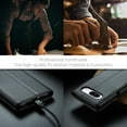 thumbnail image 6 of Flip Wallet Case for Google Pixel 8a, with RFID Blocking Credit Card Slot Kickstand Magnetic Closure Protective Phone Cover Women Men for Google Pixel 8a (Black), 6 of 18