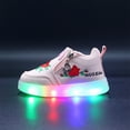 thumbnail image 5 of Ccpelsie LED Light Up Boys and Girls Sneakers - Lightweight Tennis, Athletic, Kids and Toddler Light Up Shoes for Girls and Boys Little Kid Shoes(Pink,11.5), 5 of 5