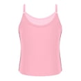 thumbnail image 3 of Raenseen Kids Girls Sleeveless Sequins Camisole Cami Top Tank Jazz Hip Hop Dance Top Performance Pink 8, 3 of 9