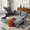 Gray, variant on BSHTI 77.6" Reversible Sectional Sleeper Sofa Bed with Storage, 2-in-1 L-Shaped Convertible Pull Out Bed, Velvet Fabric, Modern Living Room Furniture Matte Black