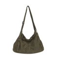 thumbnail image 1 of Bolso bandolera sencillo de lona para mujer correa ajustable de gran capacidad para fiestas y vacaciones, 1 of 8