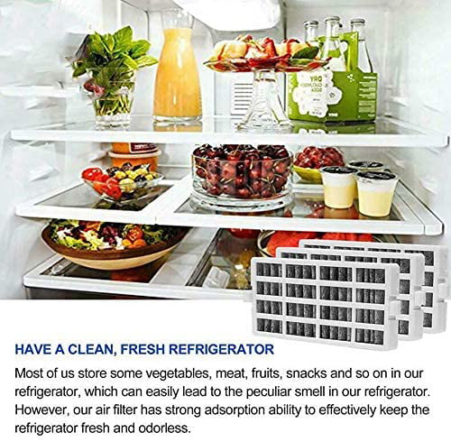 3 Pack Refrigerator Air Filters for Whirlpool Freshflow & KitchenAid  W10311524 
