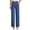 Royal Blue #2, variant on Comfy Fit Pants for Women Over 50 Straight Leg Elastic Waist Solid Pants Perfect Drape High Rise Pull-On Stretch Pants, 3XL
