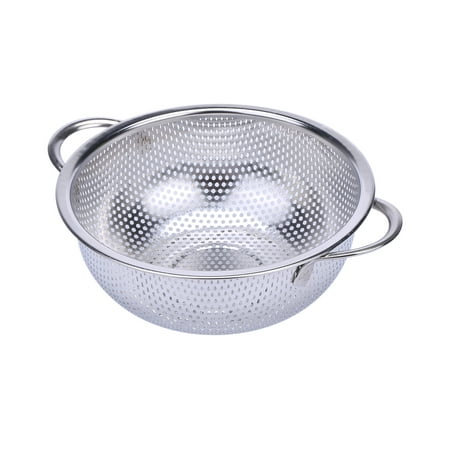 

Stainless Steel Colanders With Handle Colander Perforated Strainer For Kitchen Pasta/Vegetable/Rice/Fruit/FoodS