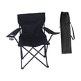 thumbnail image 1 of Silla plegable para acampar al aire libre, portátil, plegable, resistente y ligera. Negro, 1 of 8