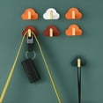 thumbnail image 5 of 4 Piezas de Plástico para Llaves Colgador para Sombreros Sin Perforaciones Gancho de Pared para Baño Soporte Universal para TV Perchas para Bolsos B, 5 of 5