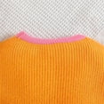 thumbnail image 7 of Otqutp Child Autumn Tops Children's Autumn Baby Color Contrast Sweater Fashionable Children's Round Neck Knit Sweaters 1 to 5 Years, 7 of 7