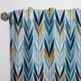 thumbnail image 5 of Designart "Nordic Elegance Chevron" Chevron Room Darkening Curtain Single Panel, 5 of 6