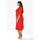 thumbnail image 2 of Vestido camisero de lino Roman Fashion /Tallas Extras, 2391 (Rojo) rojo 42, 2 of 7