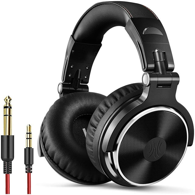 Wired Over Ear Headphones Studio Monitor & Mixing DJ Stereo Headsets