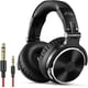 thumbnail image 1 of Auriculares con cable para colocar sobre las orejas Monitor de estudio y mezcla Auriculares estéreo para DJ con controladores de neodimio de 50 mm y conector de audio de 1/4 a 3,5 mm para AMP Computad Namotu YBY021, 1 of 7