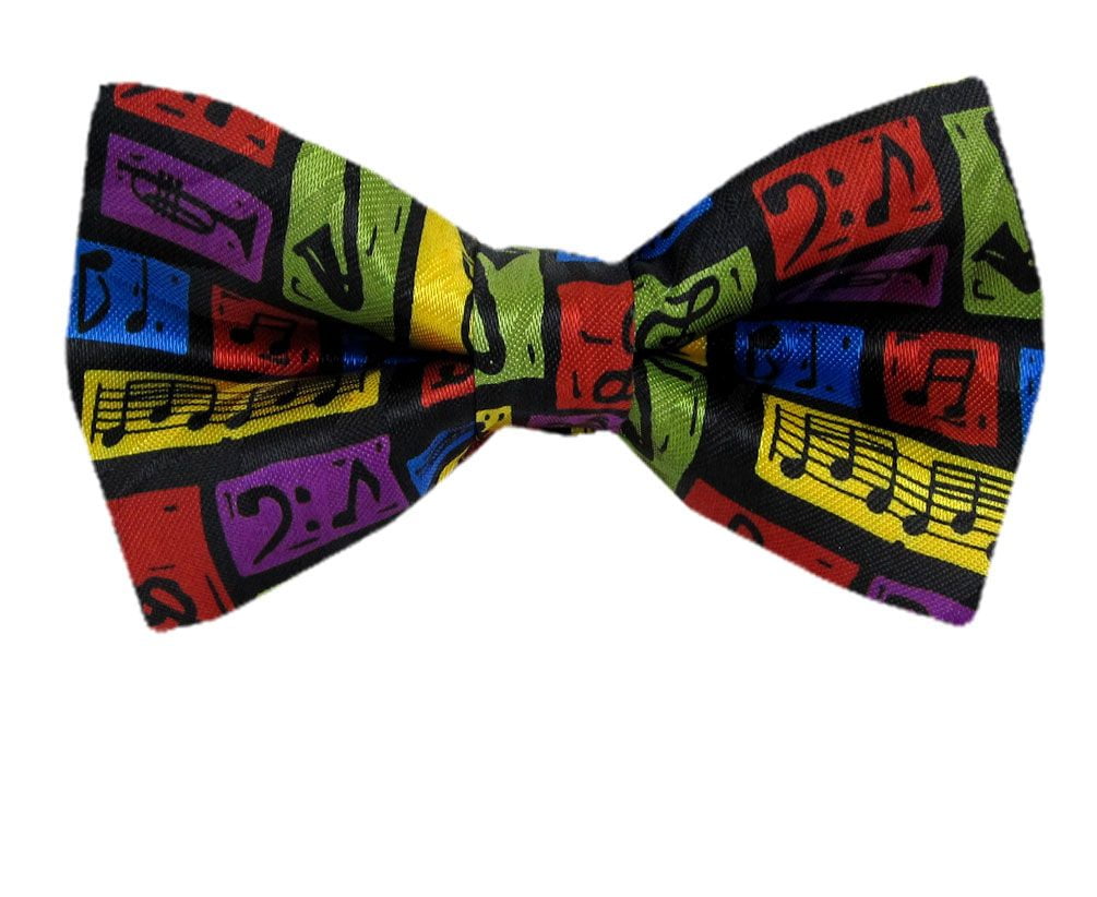 BuyYourTies PBTN172 Mens Music Pre Tied Bow Tie