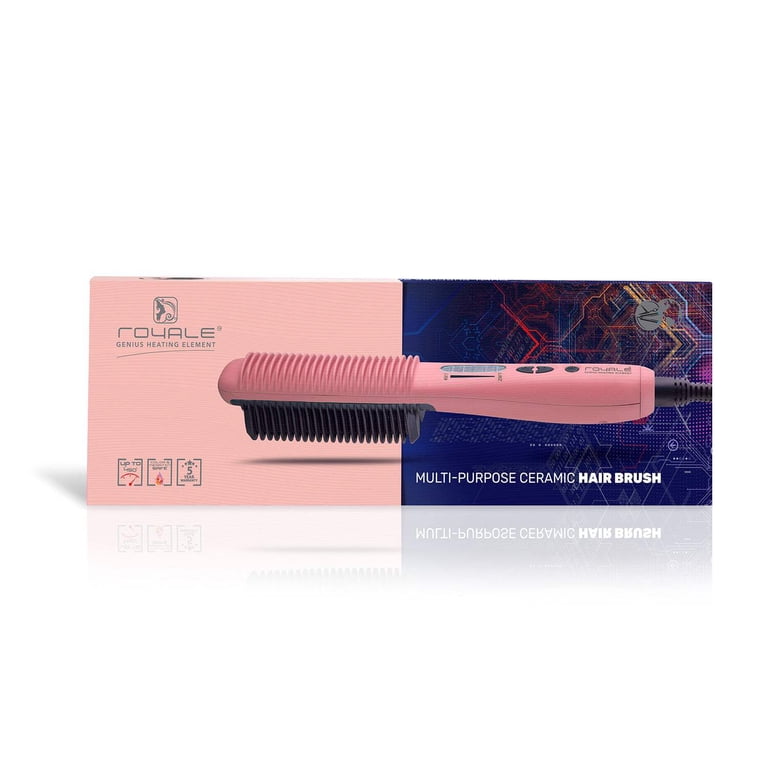 Multi-Purpose Ceramic Hair Brush - Rose Gold - Walmart.com display picture 1