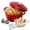Cherry Red, variant on Enameled Cast Iron Dutch Oven Cherry Red 6.5 Qt with Sourdough Bread Baking Supplies