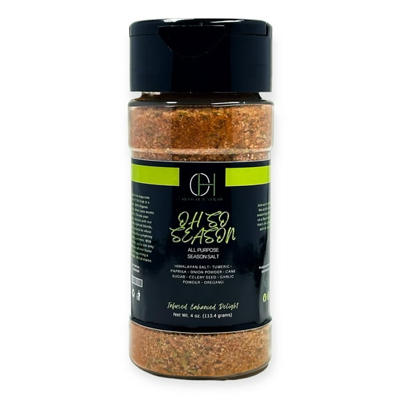 Oh Yeah It's Vegan | Oh So Season | All Purpose Seasoning | 4oz | 100% Natural Ingredients