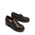 thumbnail image 2 of BURUDANI Women’s Platform Loafers Trendy Slip-On Shoes with Chunky Soles for Work & Casual Outfits, 2 of 8
