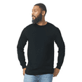 thumbnail image 2 of Gildan Ultra Cotton Men’s Long Sleeve Pocket T-Shirt, Casual Crewneck Tee, Black, 3XL, 2 of 5